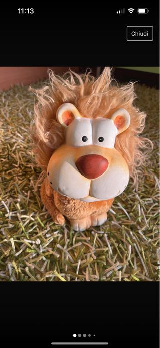 Salva denaio leone morbido