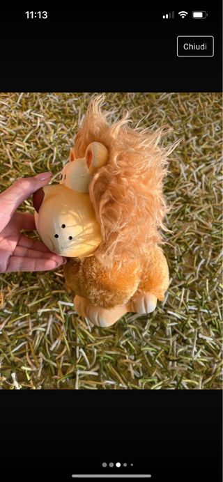 Salva denaio leone morbido