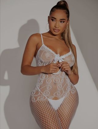 Medias de cuerpo transparente lencería