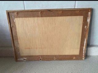 Antiguo marco de fotos