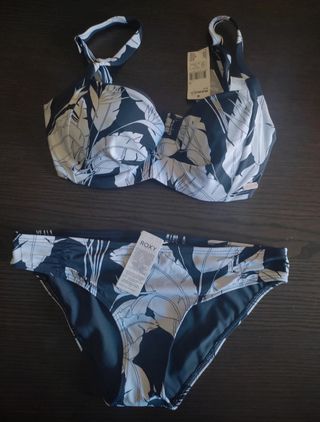 Conjunto de Bikini Roxy Printed. Copa D para mujer