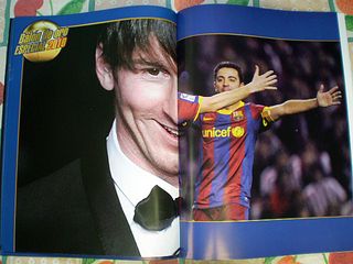 Top Foot 7. Triunfo Masía. Balón Oro Póster Messi