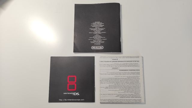 Manuales y precauciones Consola Nintendo DS