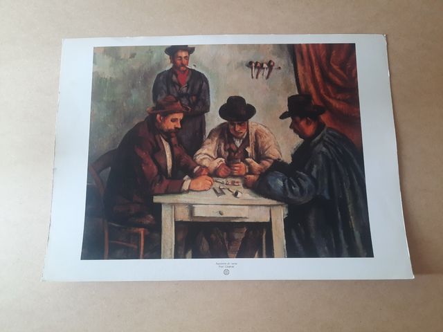 Jugadores de cartas ,de Paul Cezanne