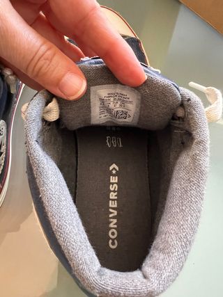 Zapatillas Piel Converse Chuck Taylor T. 37 Junior