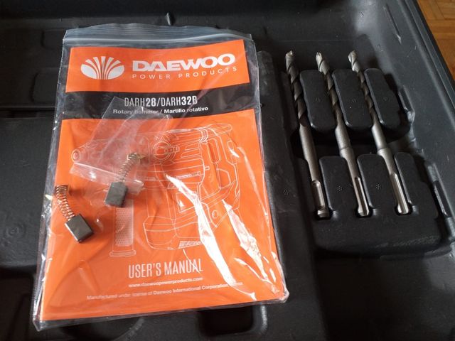 NUEVO: Martillo Daewoo DARH32B Rotativo 1.500 W.