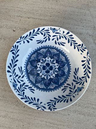 Ensaladera redonda profunda de Serafino Zani.