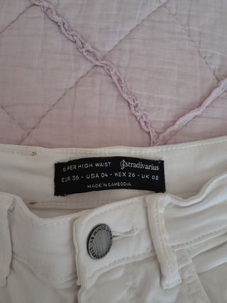 Lote de dos pantalones vaqueros talla 36