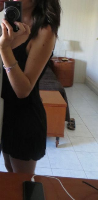 Mono corto negro Bershka