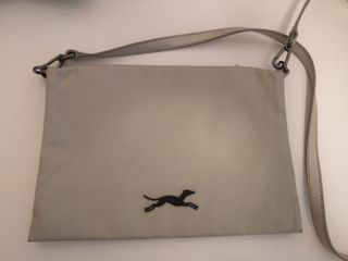 bolso gris claro bimba y lola