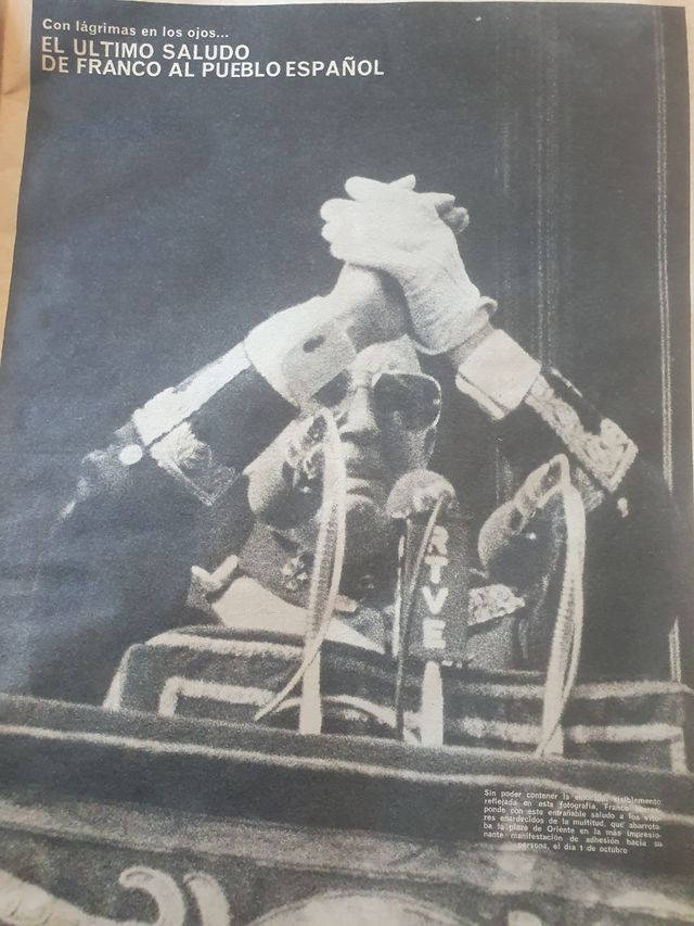 Revista hola 20 noviembre 1975 Franco a muerto