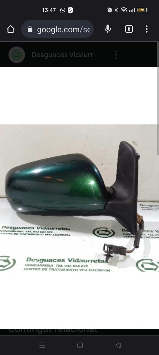 retrovisores Seat Alhambra 2003