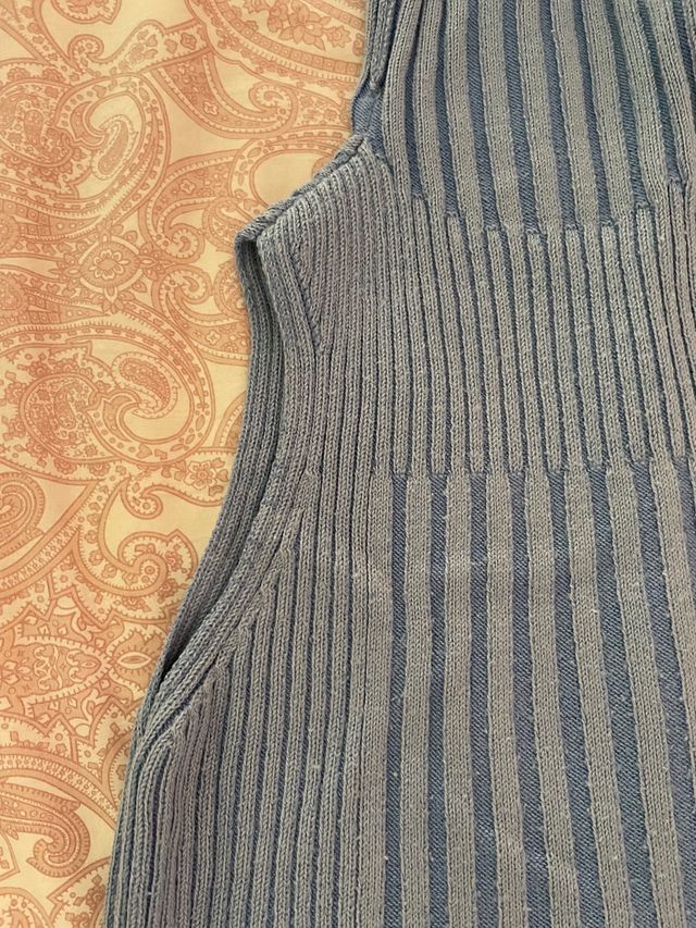 Jersey de cuello alto azul