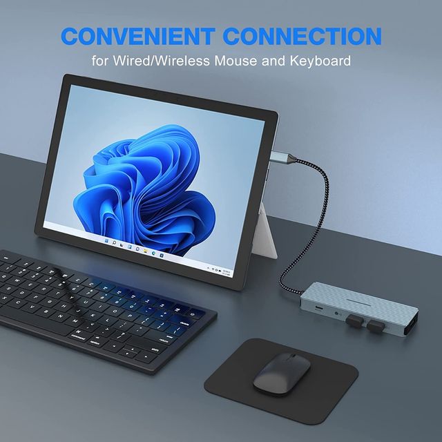 HUB USB 10 en 1 -NUEVO- USB-C 3.0 PD 4K HDMI