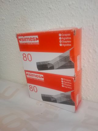 caja de grapas 80-16 T hai 80 peines por caja