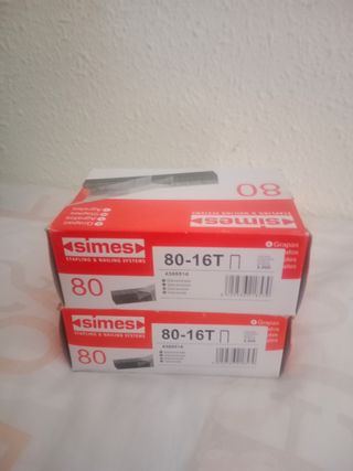 caja de grapas 80-16 T hai 80 peines por caja