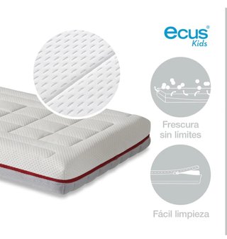 Colchón cuna Ecus Kids Pigü Antiplagiocefalia