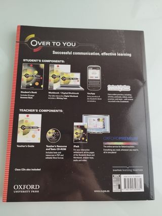 student's book OVER TO YOU bachillerato 1