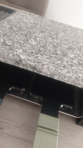 grill con piedra natural y plancha, grill