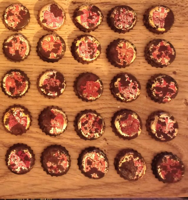 chapas corona cerveza águila