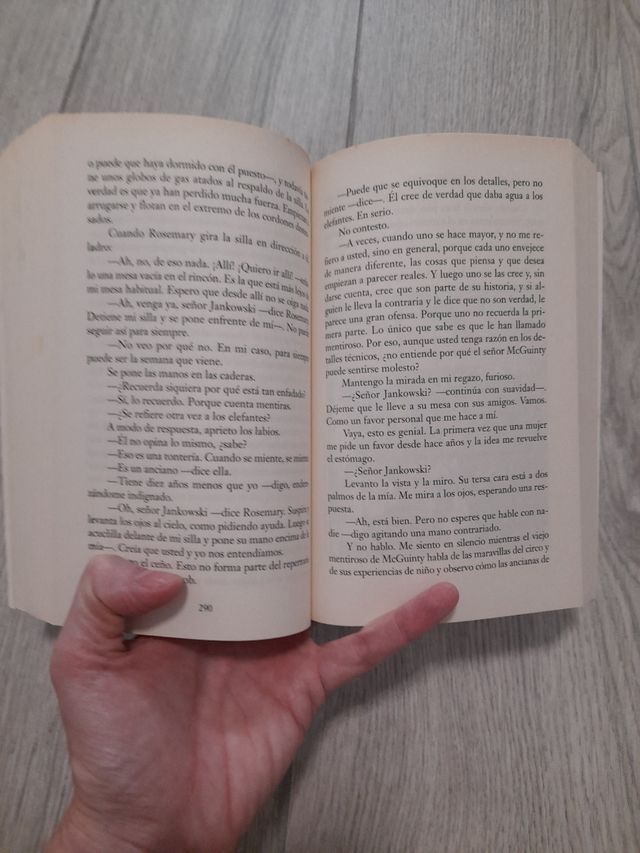 agua para elefantes.  Sara Gruen