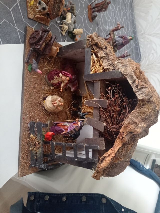 nacimiento completo figuras Oliver son artesanas