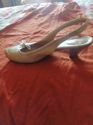 Zapato de verano, sandalias blancas talla 41