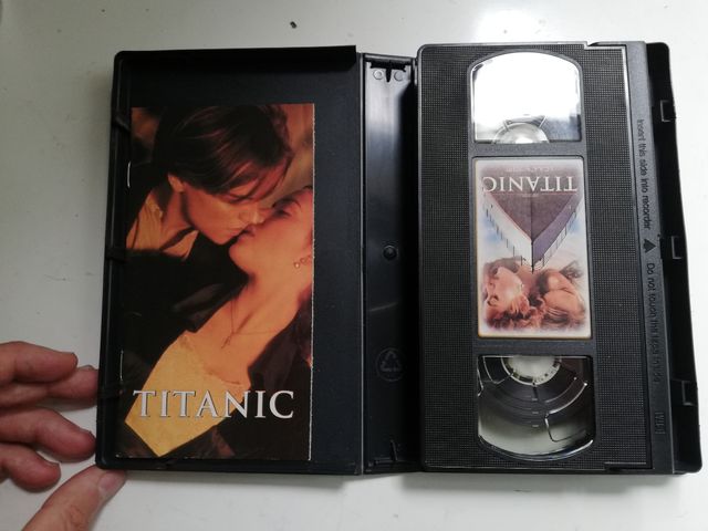 película VHS titanic