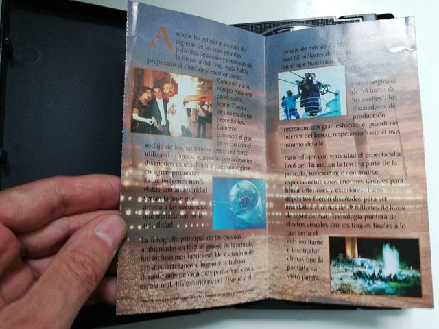 película VHS titanic