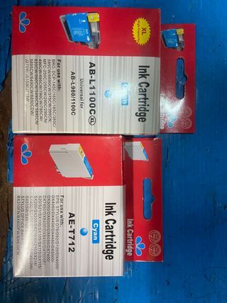 5 cartucce per stampante INK CARTRIDGE