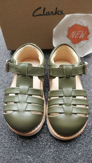 sandali clarks num 20 in pelle