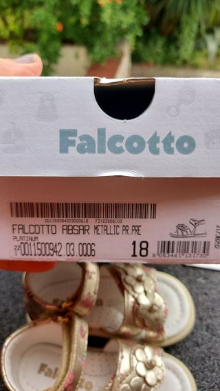 sandali bimba falcotto absar in pelle num 18