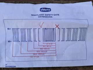 Barreras de seguridad Chicco Nighlight 76-81 cm.