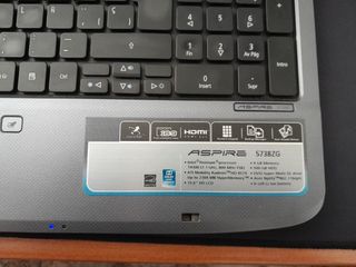 Portátil Acer Aspire 5738ZG, 2 cores 4GB