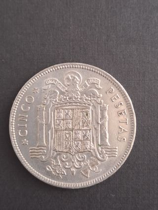Moneda 5 pesetas 1949 *50