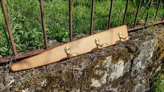 Colgador rústico Castaño.