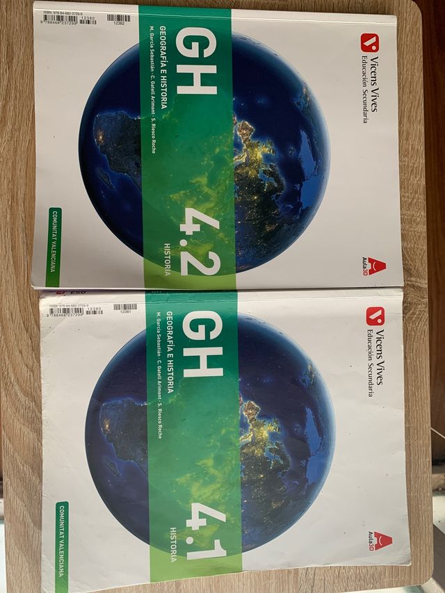 Geografía e historia Vicens vives 4 ESO dos tomos
