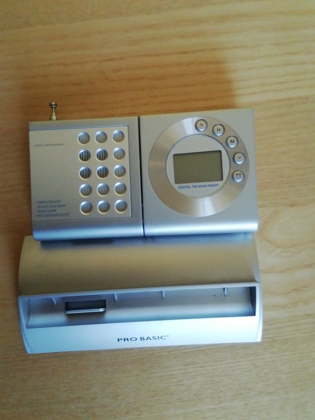 ràdio reloj despertador