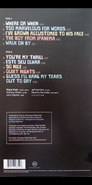 DIANA KRALL - QUIET NIGHTS