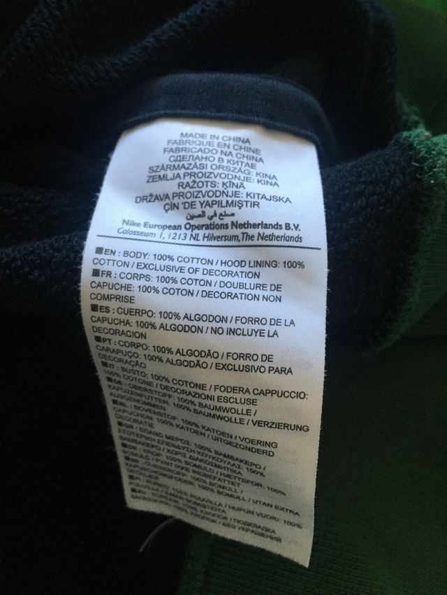 Nike Sport jersey M capucha 