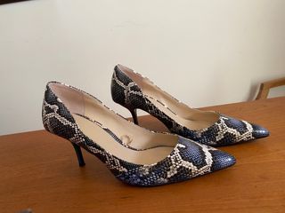 Zapatos estampado serpiente