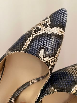 Zapatos estampado serpiente