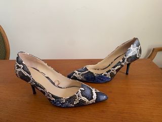 Zapatos estampado serpiente