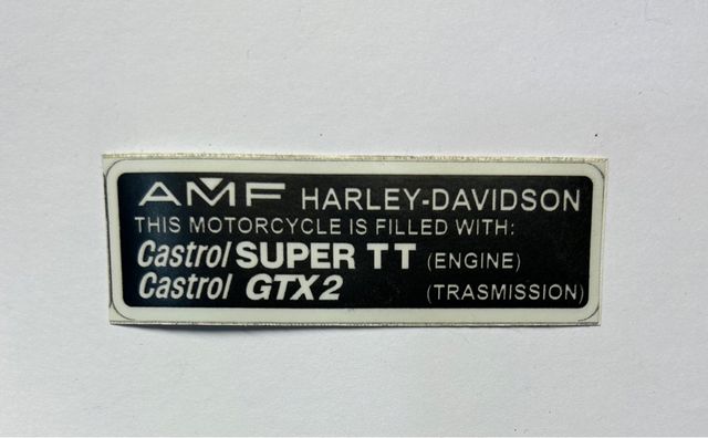 Adesivo Serbatoio AMF-Harley Davidson