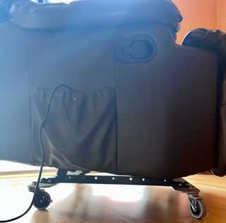 Sofá de piel reclinable, vibratorio.