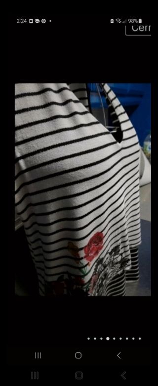 bonita camiseta mujer de Desigual talla L 