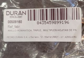 anillo Duran Exquse