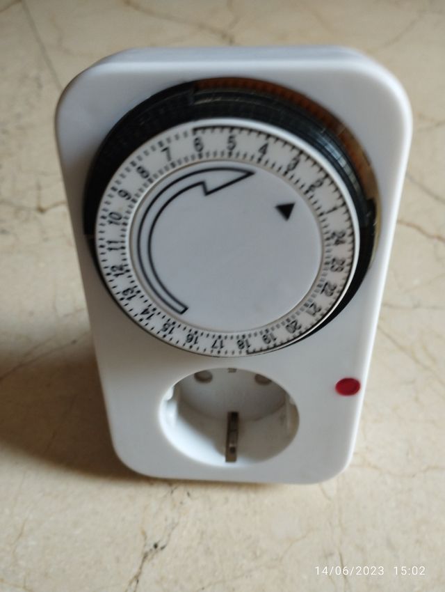 Programador horario de luz analógico