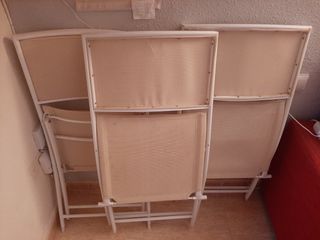 Silla plegable (2 color beige)