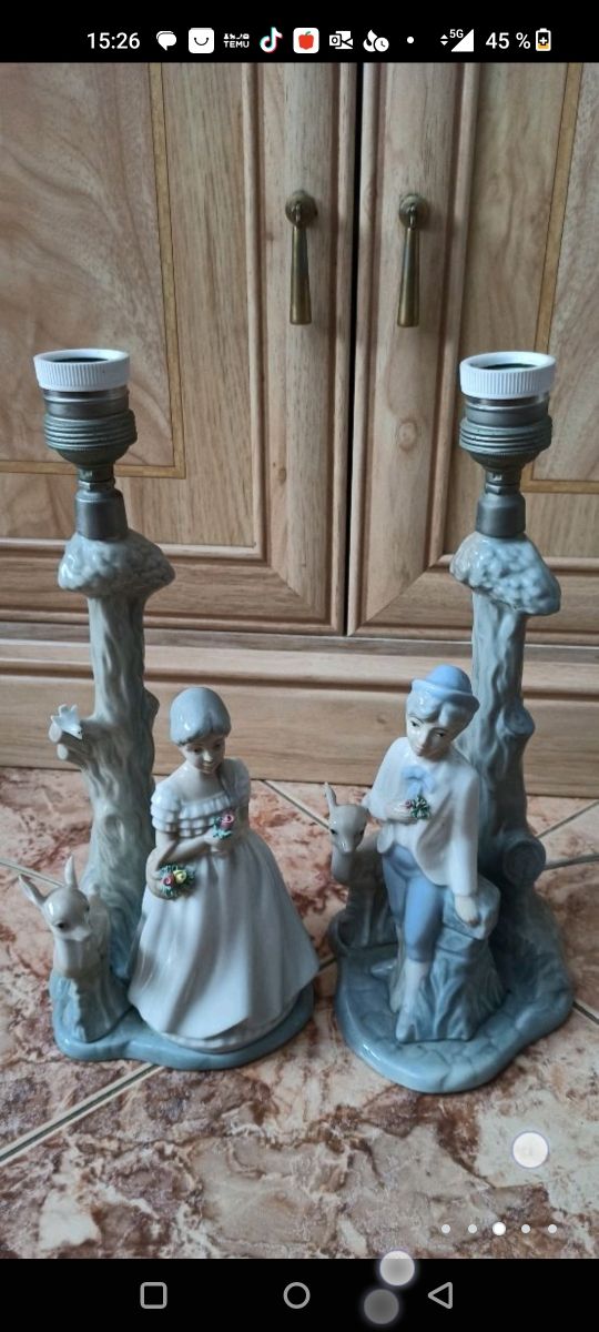 Lamparas de Porcelana